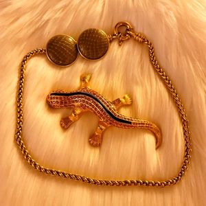 Jewelry Lot/Bundle Vintage Women's Accessory Necklace, Brooch, Earrings